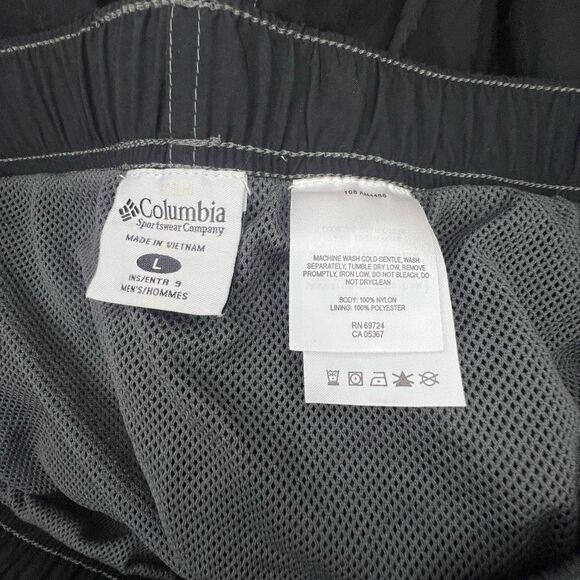 Columbia Men’s Cargo Swim Shorts Omni-Shade UPF 50 Quick-Dry Black L NWT - Picture 5 of 5